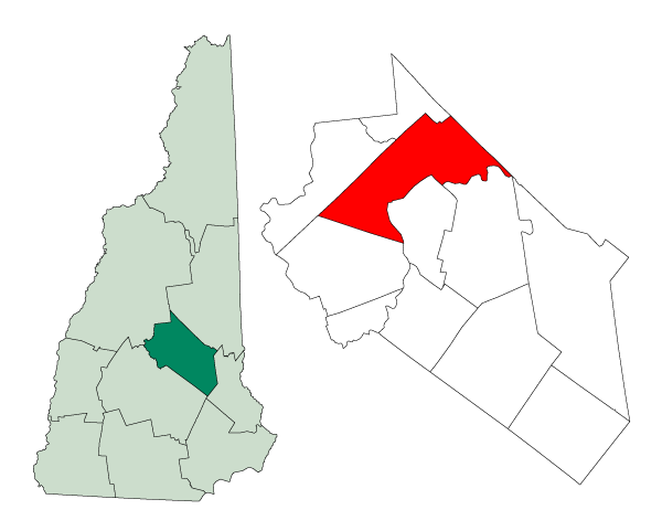 Map of Meredith