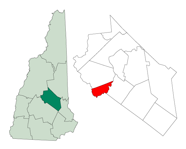 Locator map of Tilton