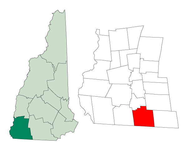 Map of Fitzwilliam