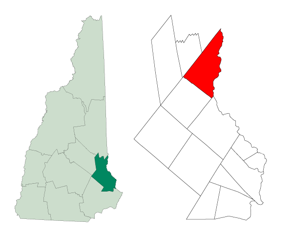 Locator map of Milton