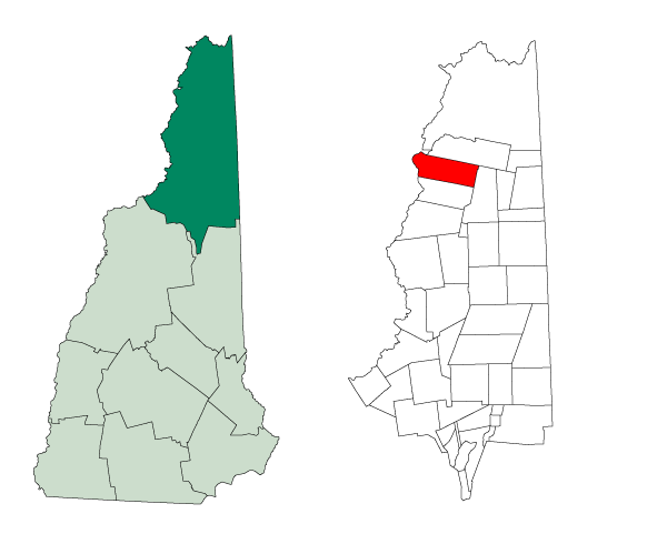 Locator map of Stewartstown