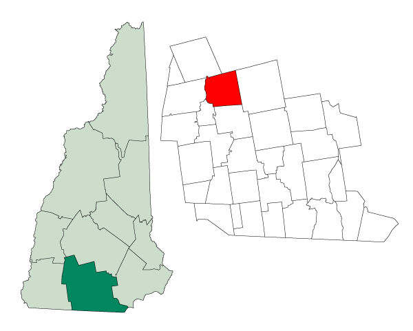 Locator map of Deering