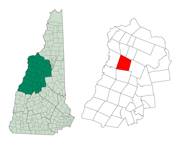 Locator map of Benton