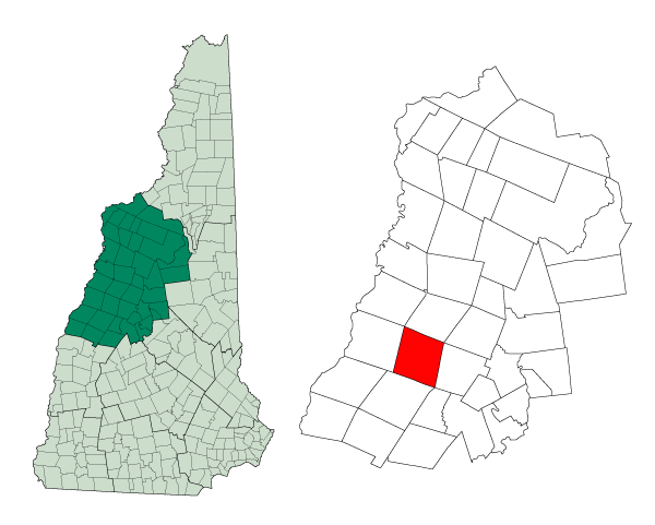 Locator map of Dorchester