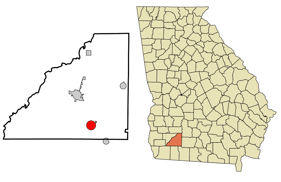 Locator map of Pelham