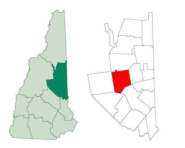 Locator map of Tamworth