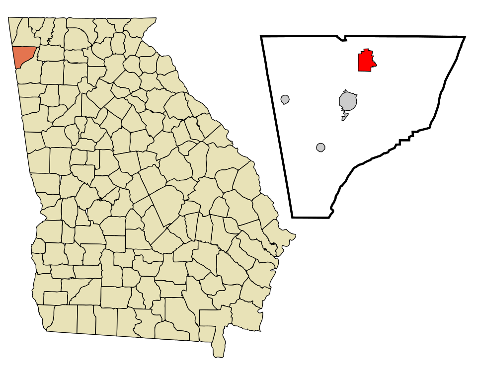 Locator map of Trion