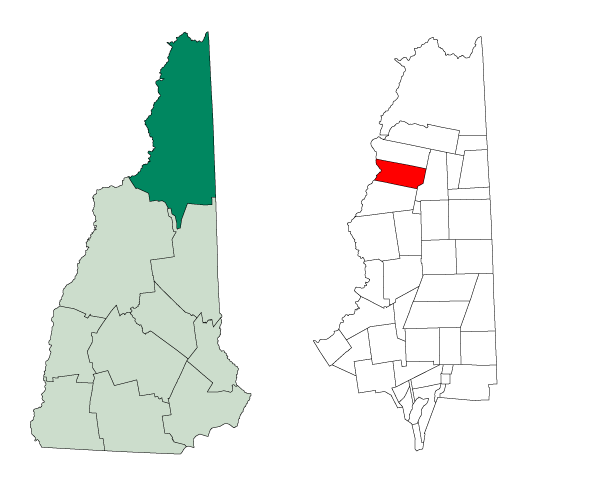 Map of Colebrook