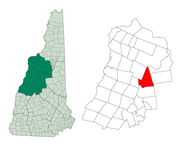 Locator map of Thornton