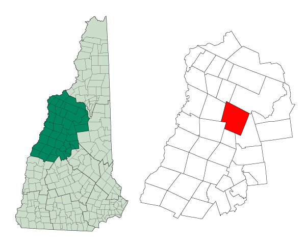 Locator map of Woodstock