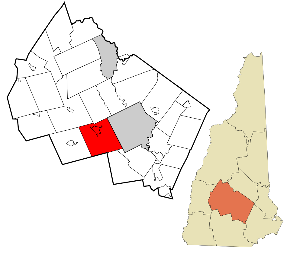 Locator map of Hopkinton