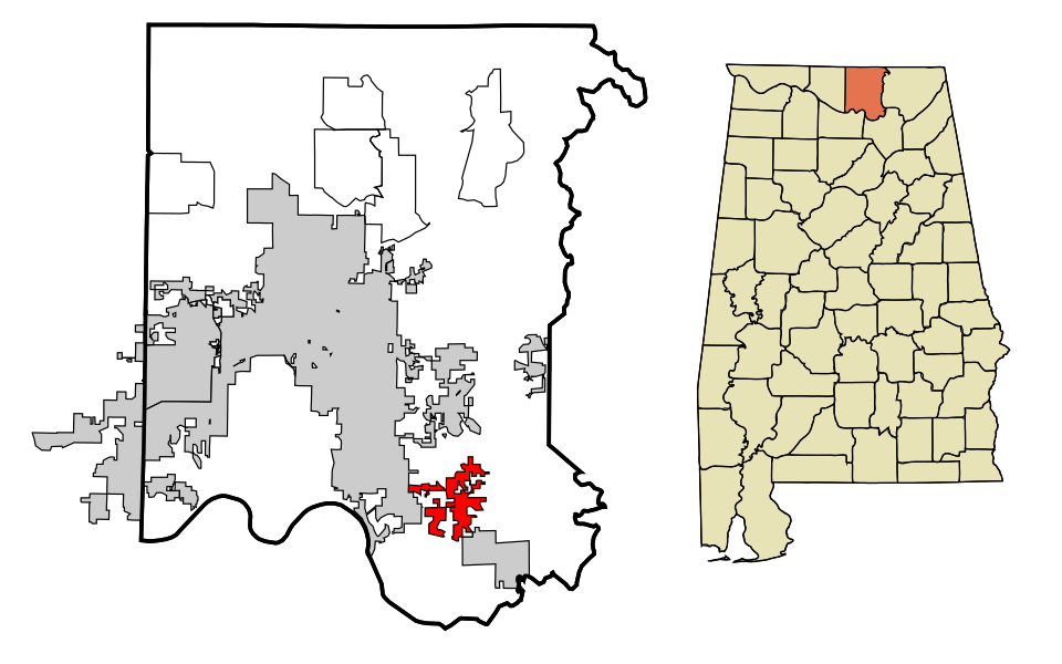 Map of Owens Cross Roads