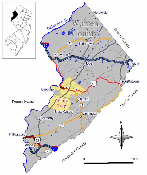 Map of White