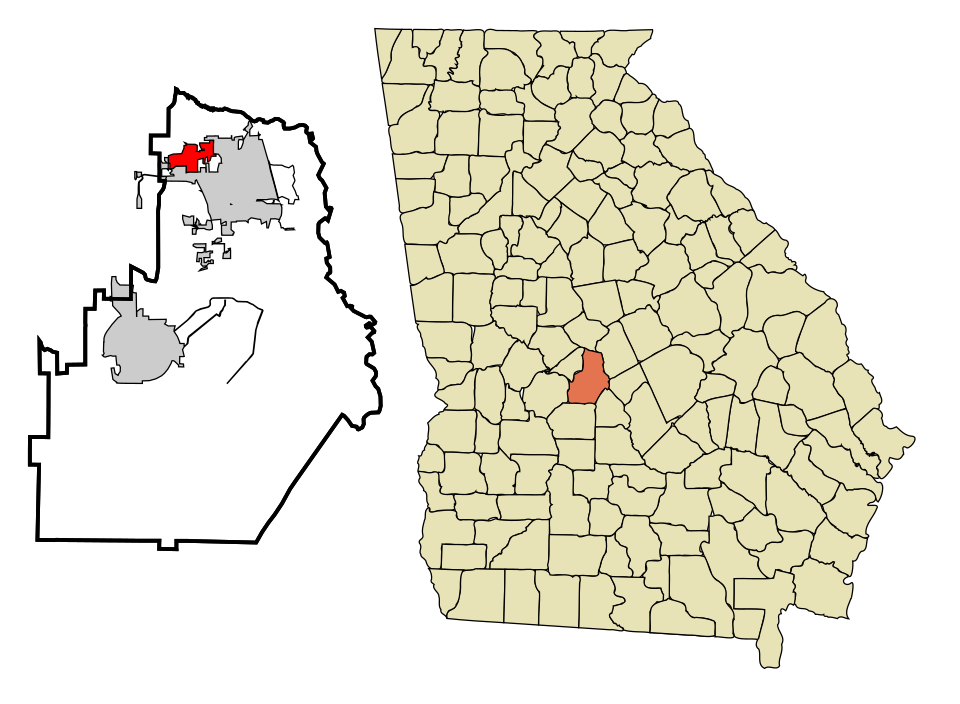 Locator map of Centerville