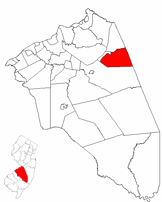 Locator map of New Hanover
