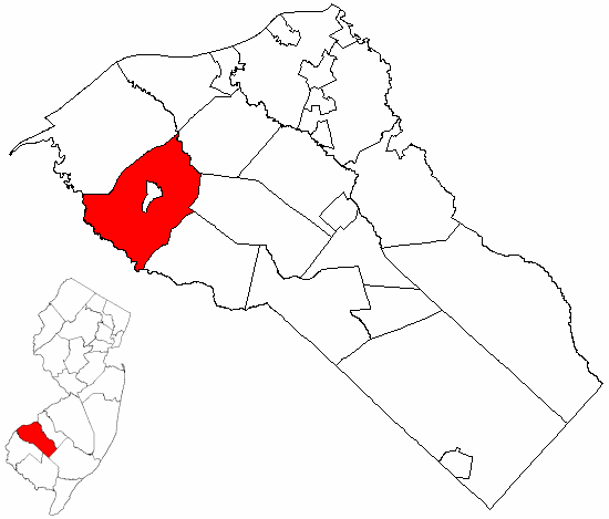 Locator map of Woolwich