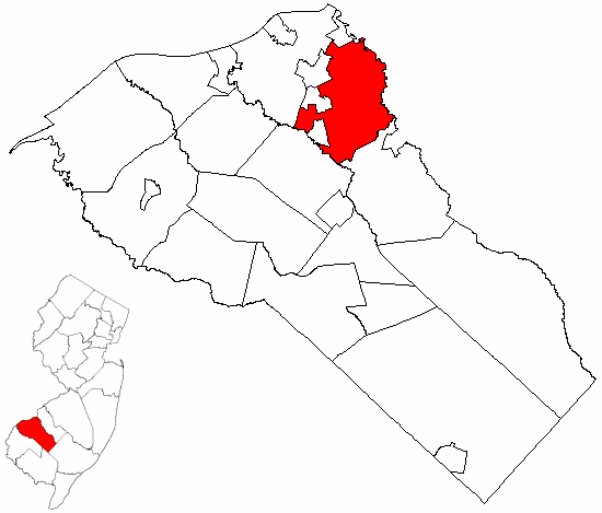 Locator map of Deptford