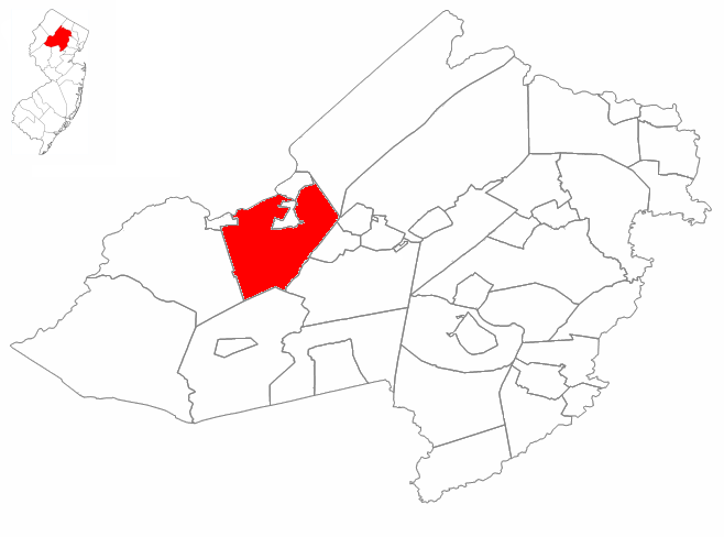Locator map of Roxbury