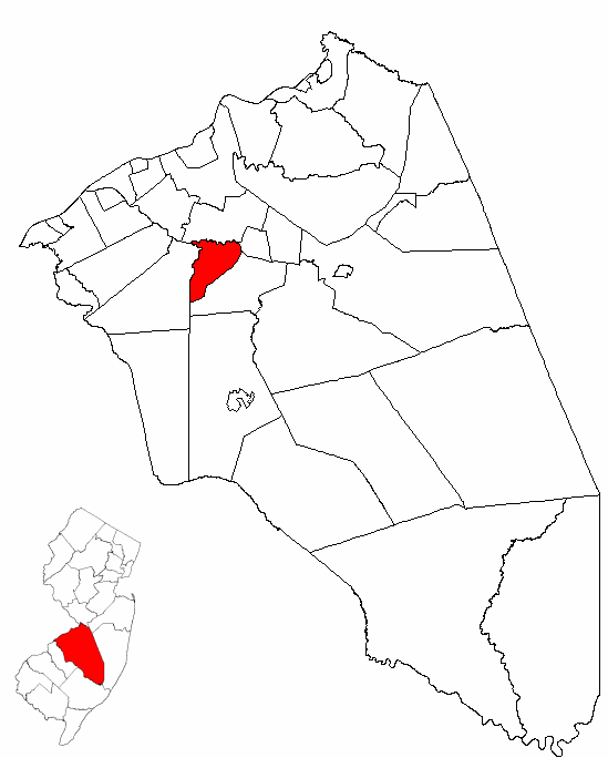 Map of Hainesport