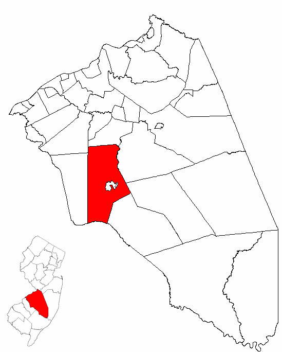 Locator map of Medford