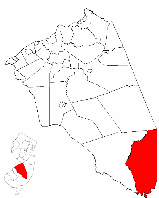 Locator map of Bass River