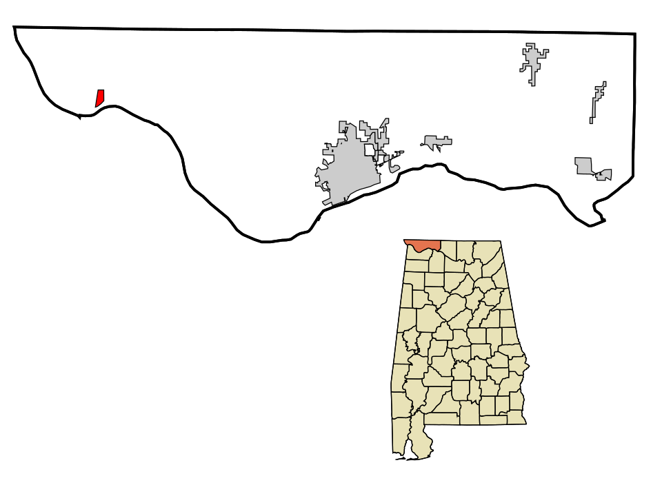 Locator map of Waterloo