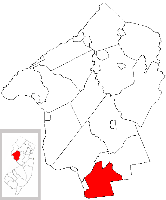 Map of West Amwell