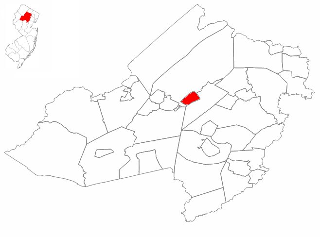 Locator map of Rockaway
