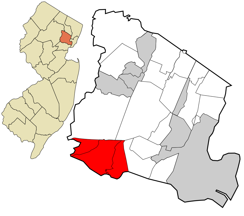 Locator map of Millburn