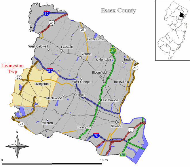 Map of Livingston