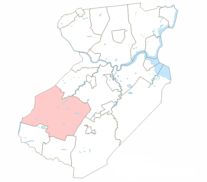 Map of South Brunswick