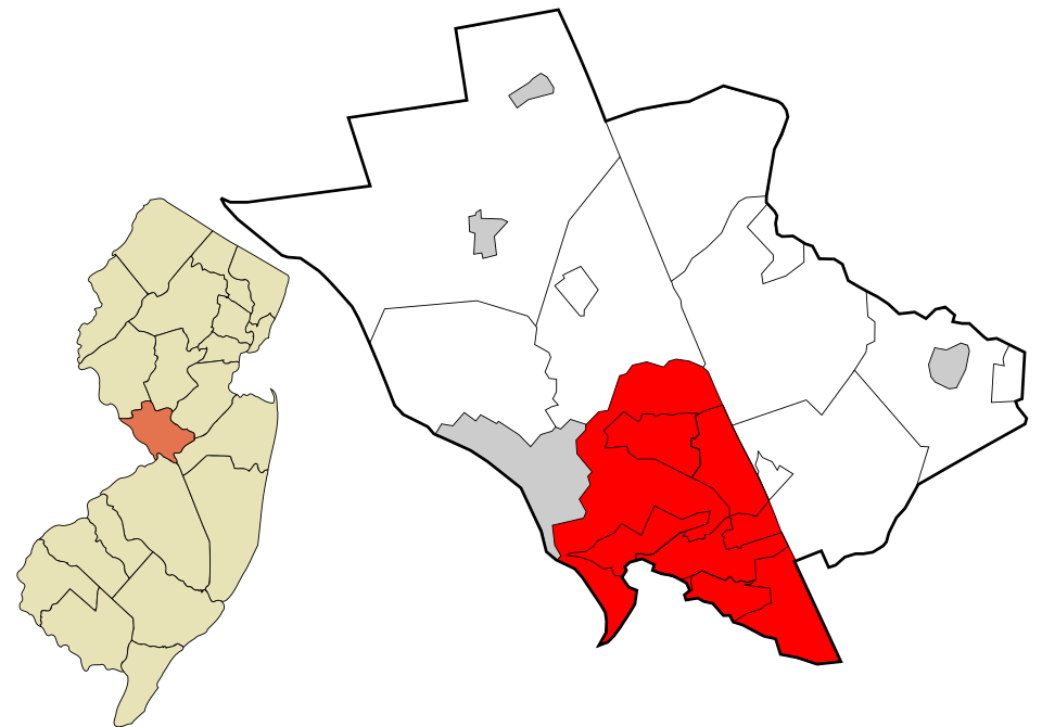 Locator map of Hamilton