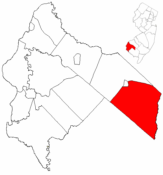 Map of Pittsgrove