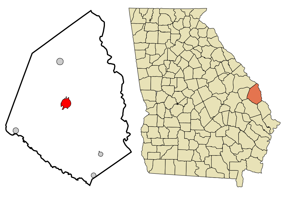 Locator map of Sylvania