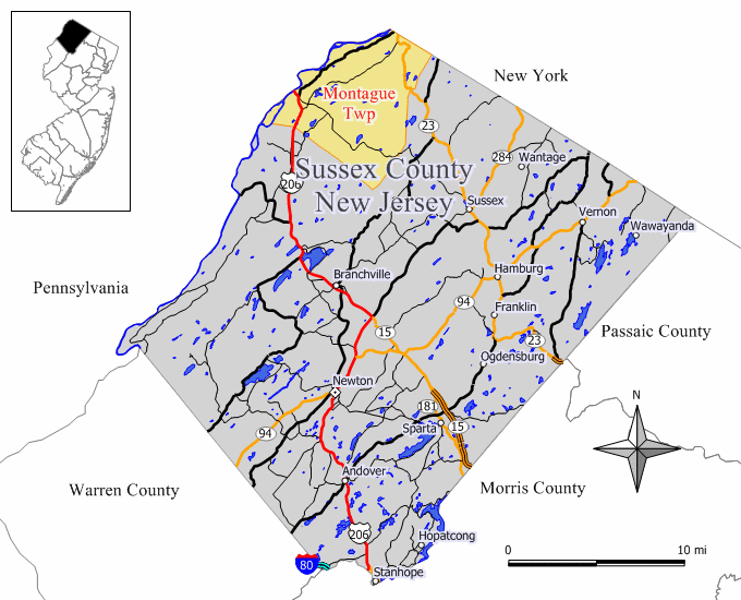 Map of Montague