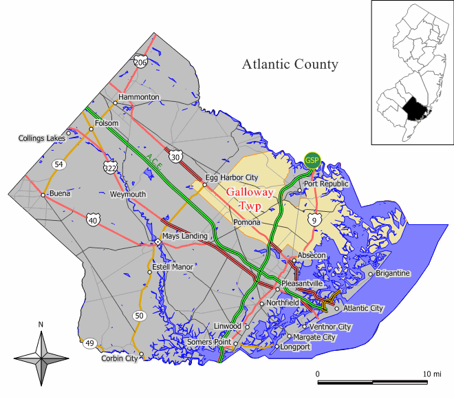 Map of Galloway