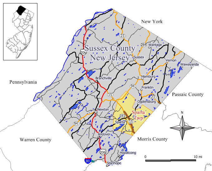 Locator map of Sparta