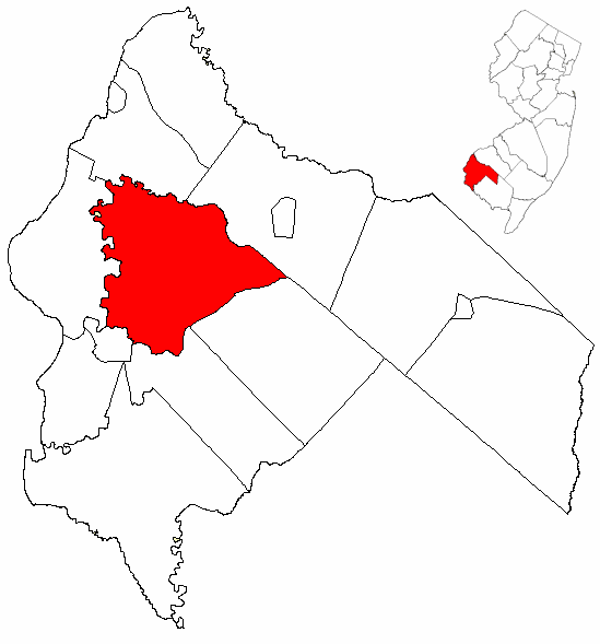 Locator map of Mannington