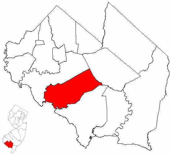Locator map of Lawrence