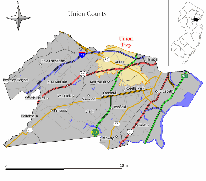 Map of Union