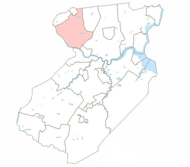 Map of Piscataway