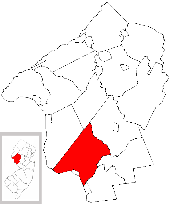Locator map of Delaware
