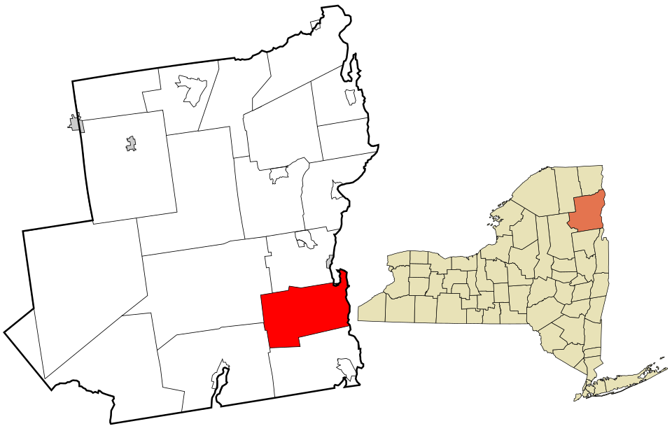 Locator map of Crown Point