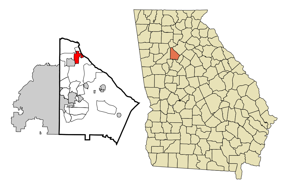 Map of Doraville