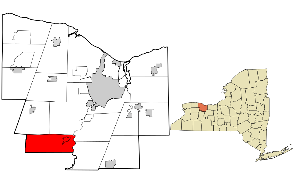 Locator map of Wheatland