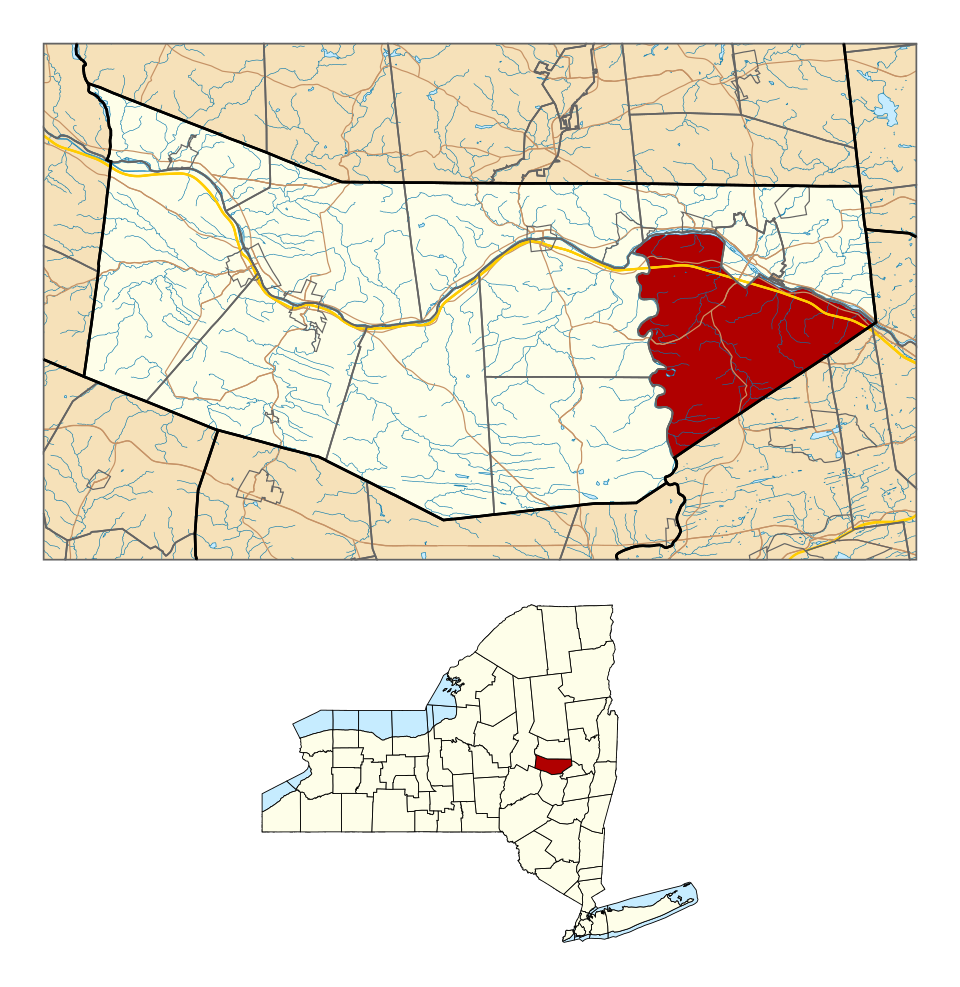 Locator map of Florida