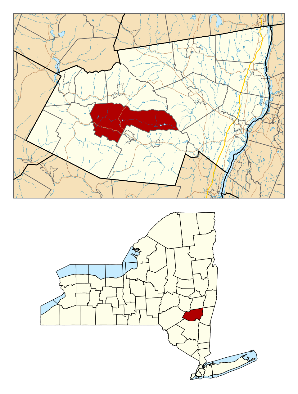 Map of Jewett