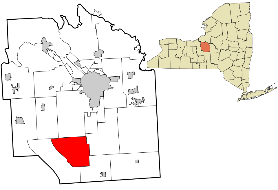 Locator map of Otisco