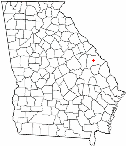 Map of Waynesboro