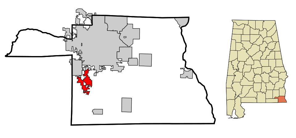 Locator map of Rehobeth